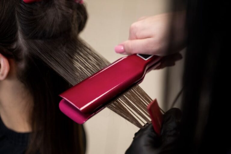 titanium hair straightener