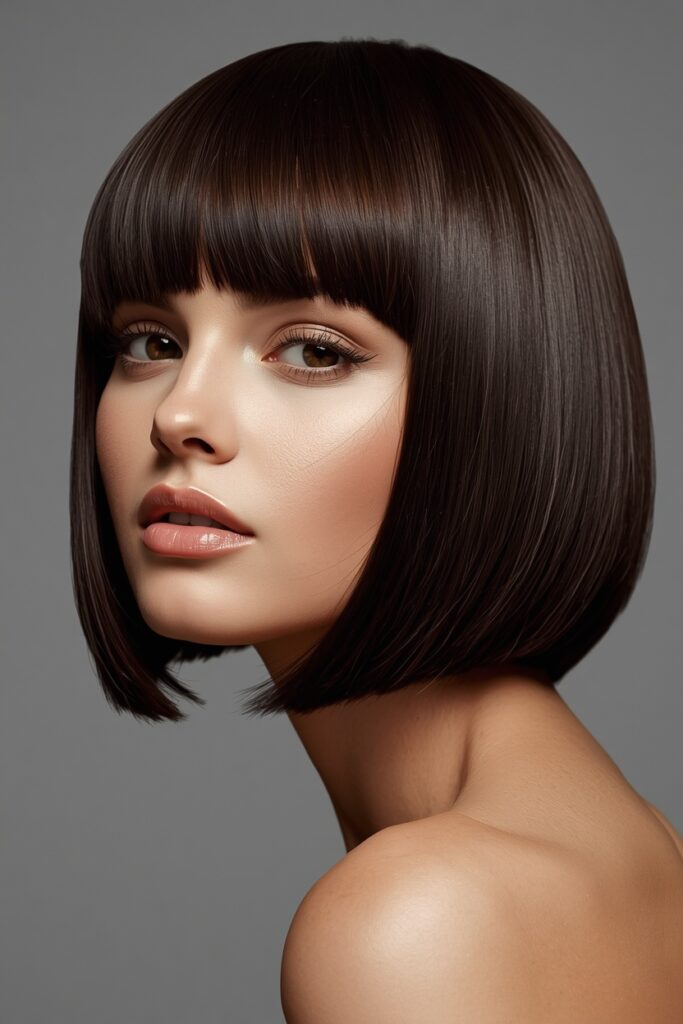 20. Bob with Side Bangs