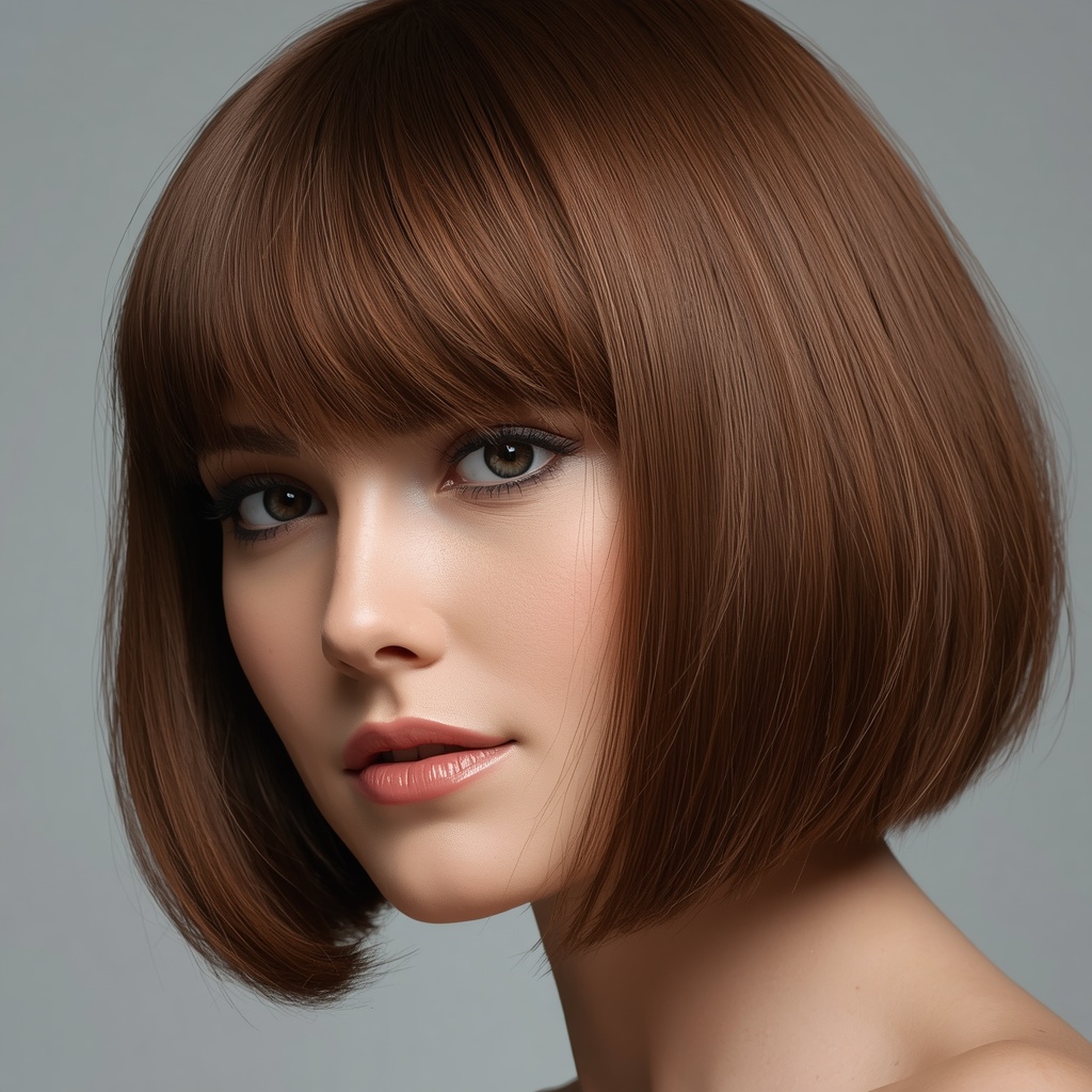 Bob with Wispy Bangs