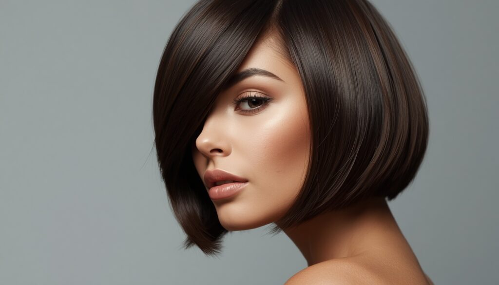 16. Side-Part Bob