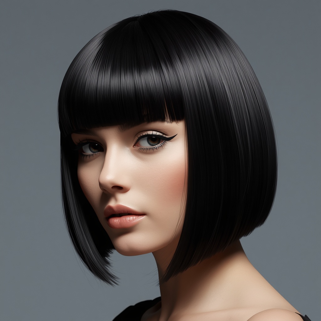Sleek Glass Bob